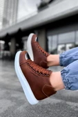 Bağcıklı Erkek Sneaker Bot Taba thumbnail 3