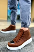 Bağcıklı Erkek Sneaker Bot Taba thumbnail 2