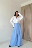Mavi Çilek Kumaş Pantolon thumbnail 1