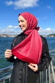 Monogram Jakar Şal - %50 Viskon %50 Polyester - 6060900-03 thumbnail 4