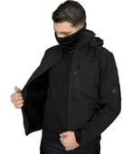 SİYAH SOFT SHELL MONT ÇİFT KAT POLARLI thumbnail 2