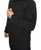 SİYAH SOFT SHELL MONT ÇİFT KAT POLARLI thumbnail 3