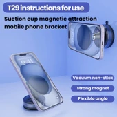 E2M CCT29 Vakumlu Manyetik Telefon Tutucu thumbnail 3