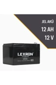 Lexron 12A - 12V  Kuru Tip Akü (Agm Akü) thumbnail 1