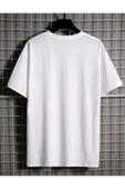 KUŞ Baskılı Oversize Penye T-shirt thumbnail 2