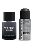 VERDURE Silver Edt 100ml ve  Deodorant Erkek Parfüm Seti thumbnail 1