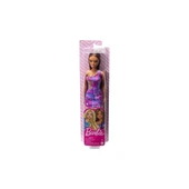 Barbie Mor Elbiseli Şık Bebek Esmer thumbnail 2