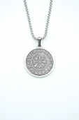 Vegvisir Viking Pusula Kolye Deri İp thumbnail 1
