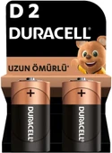 Duracell Alkalin D Piller 2'li Paket thumbnail 1