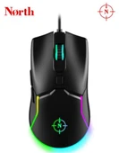 North Combat RGB Kablolu Oyuncu Mouse thumbnail 2