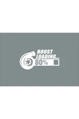 Boost Loading Oto Sticker Beyaz 20*10 Cm thumbnail 1