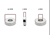 4 Adet 10mm x 3mm Yuvarlak 3mm Havşa Delikli Mıknatıs  Disk Neodyum Buzdolabı Ofis Yazı Not Tahtası Ev Hobi Oyuncak Sihirbazlık Temizlik Kilit thumbnail 8