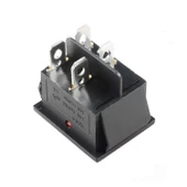 16A 250V On / Off Anahtar  Latch 4 Pin Buton Yüksek Akım Kcd4 Led Işıklı Switch Panel Tip Montaj Kutu Güç Kontrol Makine Motor Araba thumbnail 7
