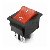 16A 250V On / Off Anahtar  Latch 4 Pin Buton Yüksek Akım Kcd4 Led Işıklı Switch Panel Tip Montaj Kutu Güç Kontrol Makine Motor Araba thumbnail 6