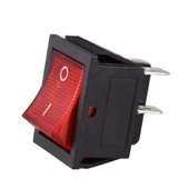 16A 250V On / Off Anahtar  Latch 4 Pin Buton Yüksek Akım Kcd4 Led Işıklı Switch Panel Tip Montaj Kutu Güç Kontrol Makine Motor Araba thumbnail 3