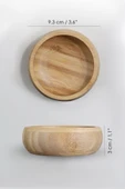 Bambu Ahşap Sosluk ve Çerezlik 10 cm 3'lü Set thumbnail 4