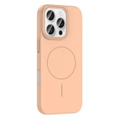 iPhone 16 Pro Max Kılıf Kablosuz Şarj Özellikli Ruby Silikon Kapak thumbnail 4