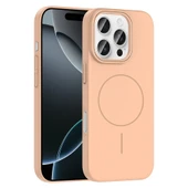 iPhone 16 Pro Kılıf Kablosuz Şarj Özellikli Ruby Silikon Kapak thumbnail 9