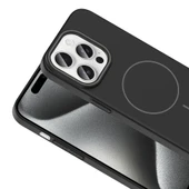 iPhone 15 Pro Kılıf Kablosuz Şarj Özellikli Ruby Silikon Kapak thumbnail 7