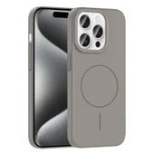 iPhone 15 Pro Kılıf Kablosuz Şarj Özellikli Ruby Silikon Kapak thumbnail 8