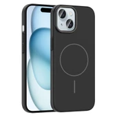 iPhone 15 Kılıf Kablosuz Şarj Özellikli Ruby Silikon Kapak thumbnail 10