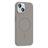 iPhone 15 Kılıf Kablosuz Şarj Özellikli Ruby Silikon Kapak thumbnail 2