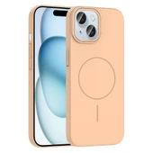 iPhone 15 Kılıf Kablosuz Şarj Özellikli Ruby Silikon Kapak thumbnail 9