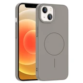 iPhone 13 Kılıf Kablosuz Şarj Özellikli Ruby Silikon Kapak thumbnail 8