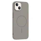 iPhone 13 Kılıf Kablosuz Şarj Özellikli Ruby Silikon Kapak thumbnail 2