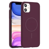 iPhone 11 Kılıf Kablosuz Şarj Özellikli Ruby Silikon Kapak thumbnail 12