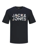 Jack Jones Ebran Logo Erkek Tişört 12268127 thumbnail 1