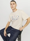 Jack Jones Ebran Logo Erkek Tişört 12268127 thumbnail 5