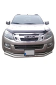 Isuzu DMAX Ön Krom Koruma Bıyık Paslanmaz Çelik thumbnail 4