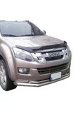 Isuzu DMAX Ön Krom Koruma Bıyık Paslanmaz Çelik thumbnail 1