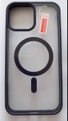 Apple iPhone 15 PRO Kılıf Magsafe Mıknatıslı Şeffaf thumbnail 2