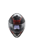 LS2 Ff800 Storm 2 Nerve Mat Black Red Motorcu Kaskı thumbnail 4