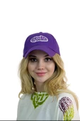 Bay şapkacı - mor kep şapka- 8182 thumbnail 1