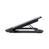Classone Mila Serisi M2 R-TYPE 13-17 inch RGB Işıklı, 2 Büyük Fan, Telefon Standı,2 USB Notebook Soğutucu Stand thumbnail 3