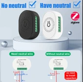 ZigBee Tuya 2 Yollu Mini Akıllı Anahtar 16A TMZ02 thumbnail 4