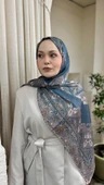 75 x 180 - İdol İpek Şal-5006-04913 thumbnail 7