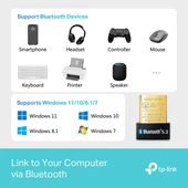 TP-LINK UB500 v2 Bluetooth 5.3 Nano USB Adaptör thumbnail 6