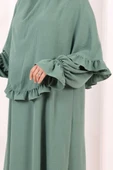 Sufleli Namaz Elbisesi 6034 Mint thumbnail 6