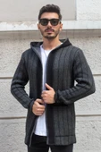 Füme Erkek Archer Panço Hırka thumbnail 1