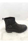 ÇİĞDEM SİYAH GERÇEK DERİ ERKEK BOT thumbnail 1