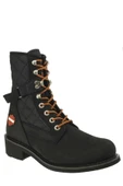 HARLEY DAVIDSON - NEW WORKER BLACK NUBUK KADIN BOT thumbnail 3