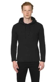 Erkek Kapüşönlü Pamuklu Triko Örgülü Sweatshirt thumbnail 6