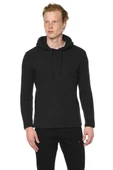 Erkek Kapüşönlü Pamuklu Triko Örgülü Sweatshirt thumbnail 7