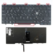 Dell PK1325A3B28 Notebook Klavyesi TR Ver.1 ışıklı thumbnail 2
