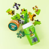 Crocodile Creek Dev Kule Puzzle - 30 Parça - Orman thumbnail 3