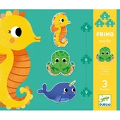 Djeco Dev Puzzle - Deniz Canlıları 4-6-9 Parça thumbnail 6